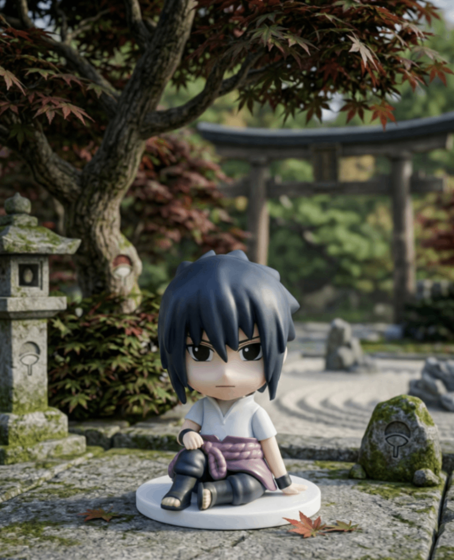 Naruto: Sasuke Uchiha Chibi Figure